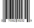 Barcode Image for UPC code 070382002329