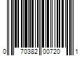 Barcode Image for UPC code 070382007201