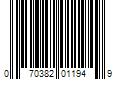 Barcode Image for UPC code 070382011949