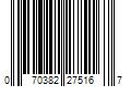 Barcode Image for UPC code 070382275167