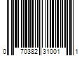 Barcode Image for UPC code 070382310011