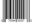 Barcode Image for UPC code 070394000078