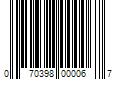 Barcode Image for UPC code 070398000067