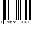 Barcode Image for UPC code 0704142000071