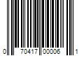 Barcode Image for UPC code 070417000061