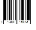 Barcode Image for UPC code 0704400110351