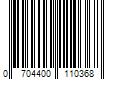 Barcode Image for UPC code 0704400110368