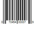 Barcode Image for UPC code 070454000079