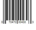 Barcode Image for UPC code 070470004303