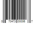 Barcode Image for UPC code 070473000067