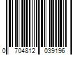 Barcode Image for UPC code 0704812039196