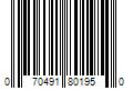 Barcode Image for UPC code 070491801950