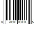 Barcode Image for UPC code 070500000305