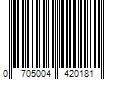 Barcode Image for UPC code 0705004420181