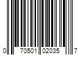 Barcode Image for UPC code 070501020357