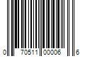 Barcode Image for UPC code 070511000066