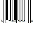 Barcode Image for UPC code 070518000076. Product Name: 