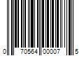 Barcode Image for UPC code 070564000075