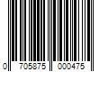 Barcode Image for UPC code 0705875000475