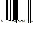 Barcode Image for UPC code 070596000814