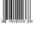 Barcode Image for UPC code 070600000366