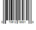 Barcode Image for UPC code 070612189318