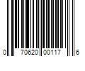 Barcode Image for UPC code 070620001176