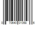 Barcode Image for UPC code 070640013586