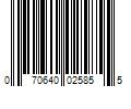 Barcode Image for UPC code 070640025855