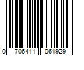 Barcode Image for UPC code 0706411061929