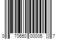 Barcode Image for UPC code 070650000057