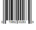 Barcode Image for UPC code 070652002639