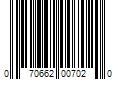 Barcode Image for UPC code 070662007020