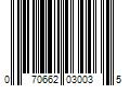 Barcode Image for UPC code 070662030035