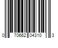 Barcode Image for UPC code 070662043103