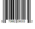 Barcode Image for UPC code 070662060032