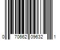 Barcode Image for UPC code 070662096321