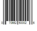 Barcode Image for UPC code 070662500026