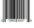 Barcode Image for UPC code 070663000075