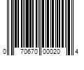 Barcode Image for UPC code 070670000204