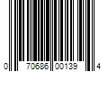 Barcode Image for UPC code 070686001394