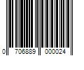 Barcode Image for UPC code 0706889000024