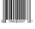 Barcode Image for UPC code 070692000077