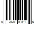 Barcode Image for UPC code 070700000518