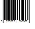 Barcode Image for UPC code 0707022005067. Product Name: Global Industrial Wire Shelf  Chrome  54x24