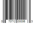 Barcode Image for UPC code 070712000063