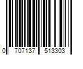 Barcode Image for UPC code 0707137513303. Product Name: Bellatique - 15A 100% Unprocessed Virgin Brazilian Remy (STRAIGHT)