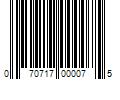 Barcode Image for UPC code 070717000075