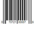 Barcode Image for UPC code 070721000078. Product Name: 