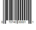 Barcode Image for UPC code 070740000011